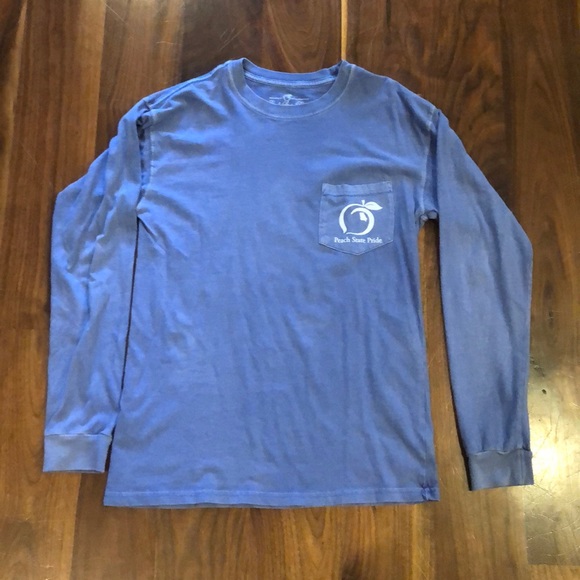 Long Sleeve Peach State Pride Shirt - Picture 2 of 3